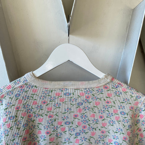 80's Floral Thermal - Small