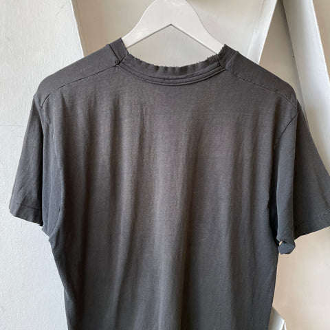 80’s Thrashed Blank Pocket Tee - Medium