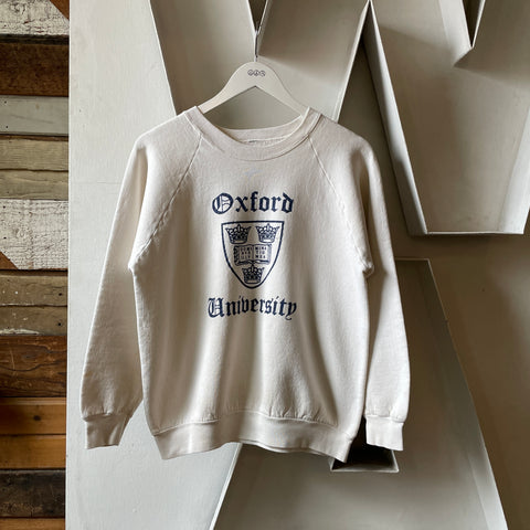 80’s Oxford Crewneck Sweatshirt - Medium
