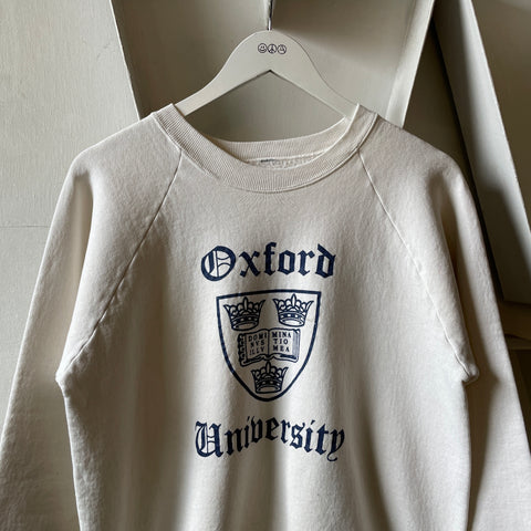 80’s Oxford Crewneck Sweatshirt - Medium