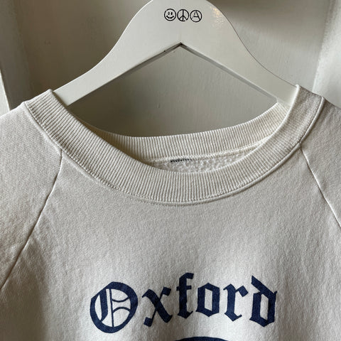 80’s Oxford Crewneck Sweatshirt - Medium