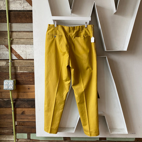 70's Mustard Proof Trousers - 34” x 29.5”