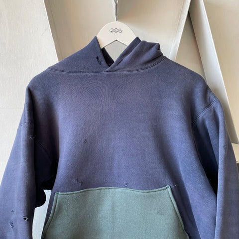50’s Two Tone Double Face Hoodie - Medium