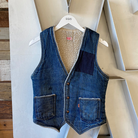 70's Sherpa Vest - Small