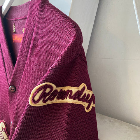 60's "Roundup" Varsity Cardigan - Large