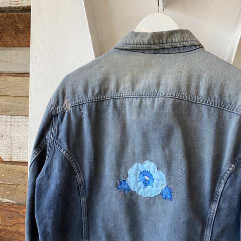 70's Lee Moleskin Trucker Jacket - Large