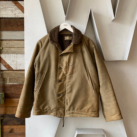 40's USN Deck Jacket - Medium