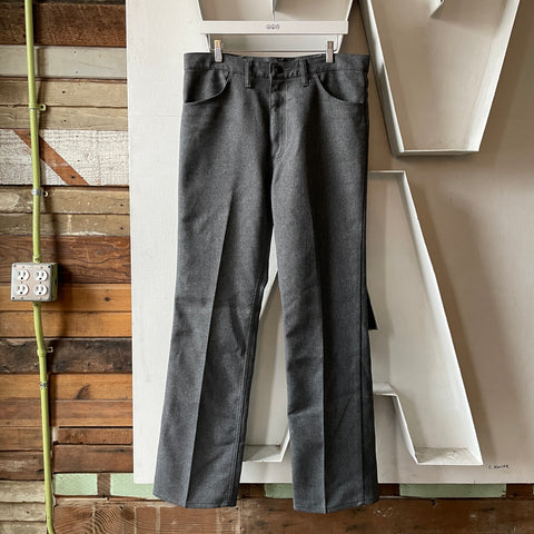 80’s Wrangler Poly Trousers - 35” x 32”