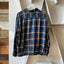 60’s Plaid Loop Collar - Medium
