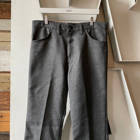 80’s Wrangler Poly Trousers - 35” x 32”