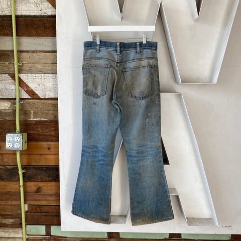 70's Denim Flares - 32” x 30”