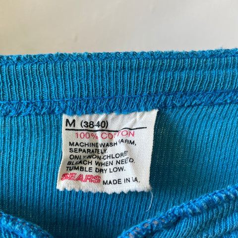 60’s Sears Thermal Henley - Medium