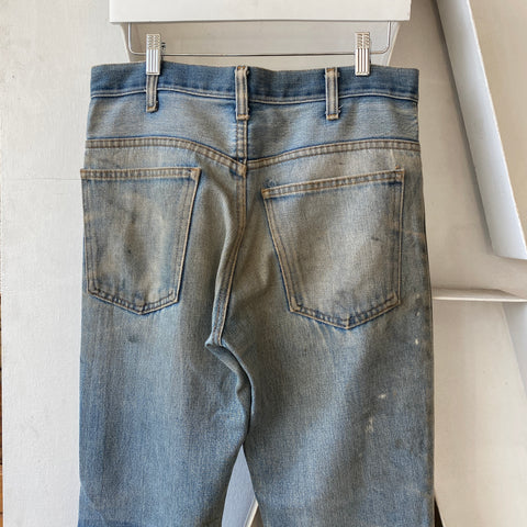 70's Denim Flares - 32” x 30”