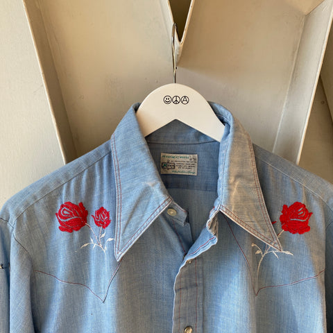 70's Rose Chambray - Large