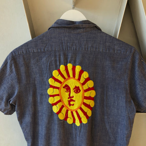 70's Chambray Short Sleeve - Medium