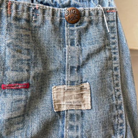 70’s Big Mac Denim Overalls - 33" x 26”