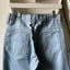 70’s Powder Blue Poly Flares - 29” x 30”