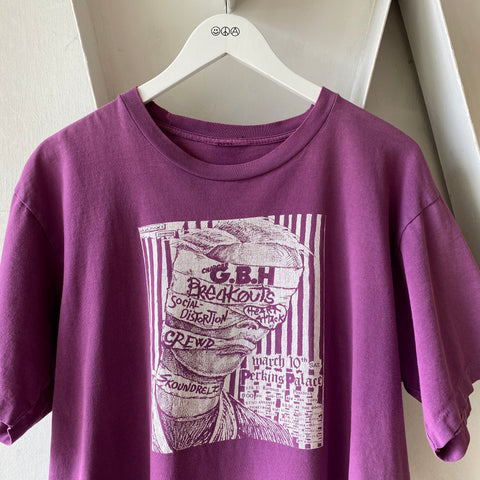 90's GBH Punk Tee - Large
