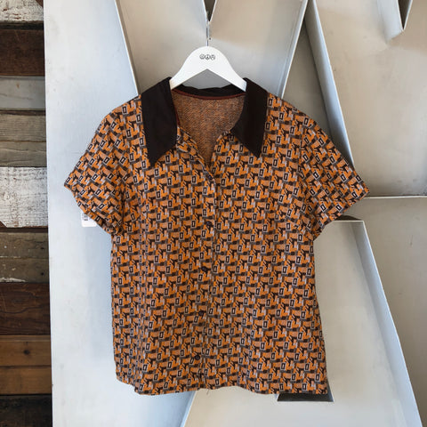70's Patterned Top - Small