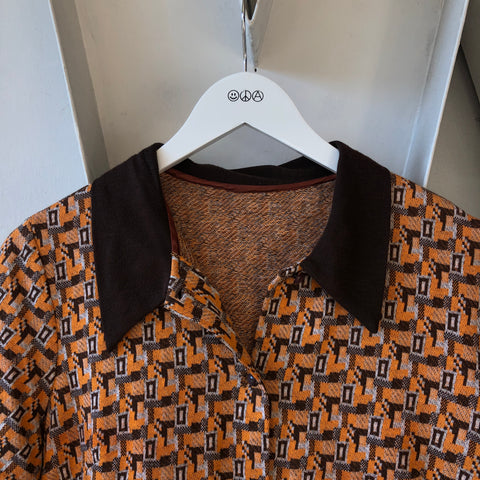 70's Patterned Top - Small
