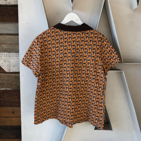 70's Patterned Top - Small