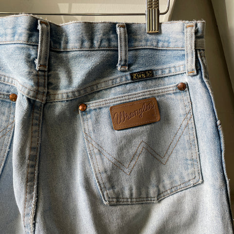 70’s Faded Wrangler Denim - 32” x 30”