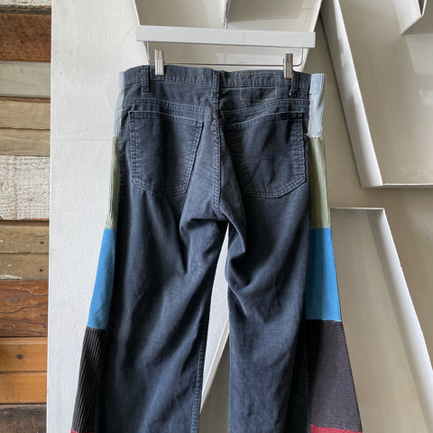 70’s Patchwork Corduroy Pants - 33” x 29.5”