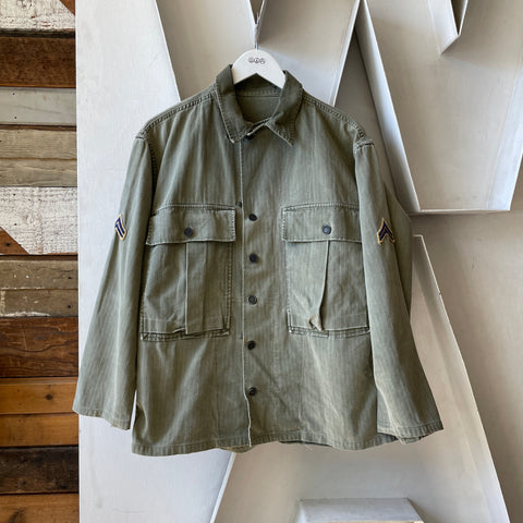 WW2 HBT Field Jacket - Large