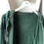 60’s Faded Green Thermal Lined Zip-up Hoodie - Medium