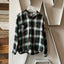 60’s Towncraft Shadow Plaid Loop Collar - Medium