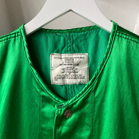 80's Rayon Ground Crewman Vest - Medium