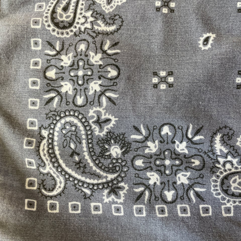 70’s Paisley Bandana - 18" x 18"