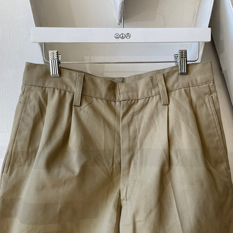 60’s Chino Khaki Shorts - 30” x 7"