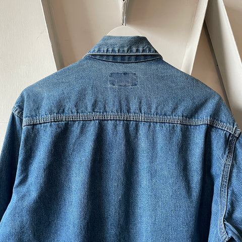 70’s Osh Kosh B’Gosh Zip Up Denim Jacket - Large