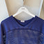 70's Scandinavian Mesh Shirt - Large