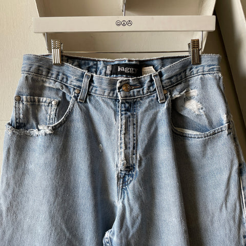 90’s Thrashed Levi’s Baggy Silvertab Jeans - 33” x 32.5”