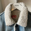 80’s Paint Splattered Levi’s Sherpa - Medium
