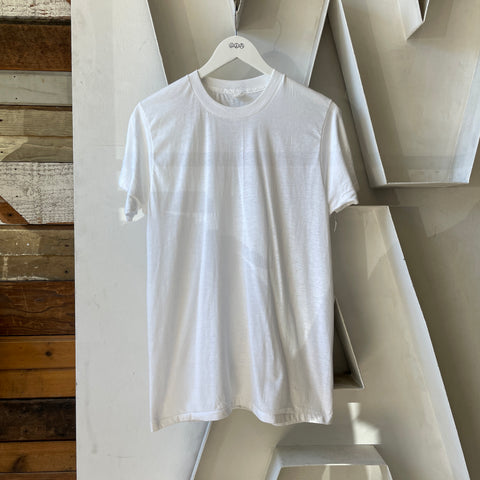 80’s Blank White Tee - Medium