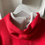 70’s Red Thermal Lined Zip Hoodie - Medium