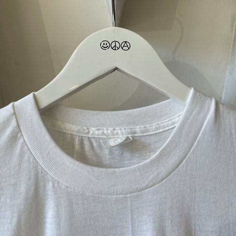 80’s Blank White Tee - Medium