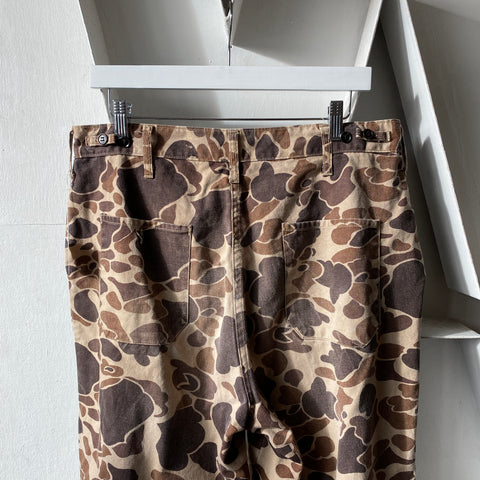 80's Duck Camo Pants - 34” x 30.5”