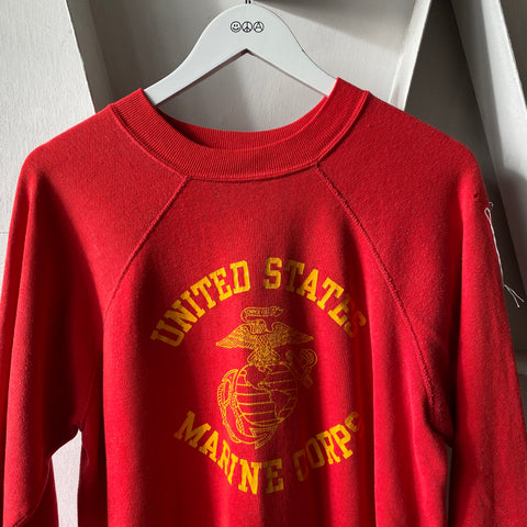 70’s USMC Raglan Sweatshirt - Large