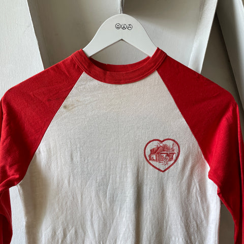 70’s “Home Is Where The Heart Is” Raglan Tee - Small