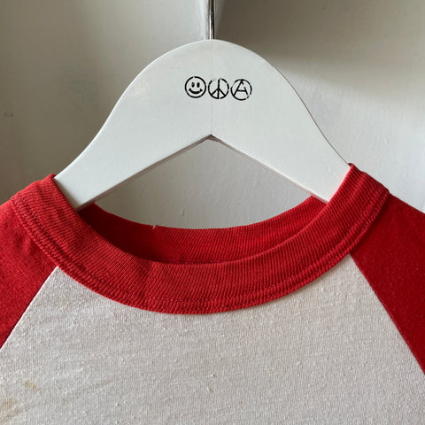 70’s “Home Is Where The Heart Is” Raglan Tee - Small
