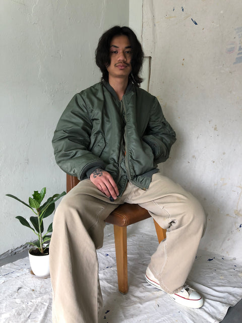 70’s Reversible Bomber Jacket - Large