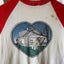 70’s “Home Is Where The Heart Is” Raglan Tee - Small