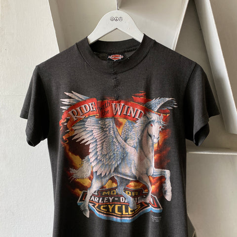 90's Ride The Wind 3D Emblem Tee - Small