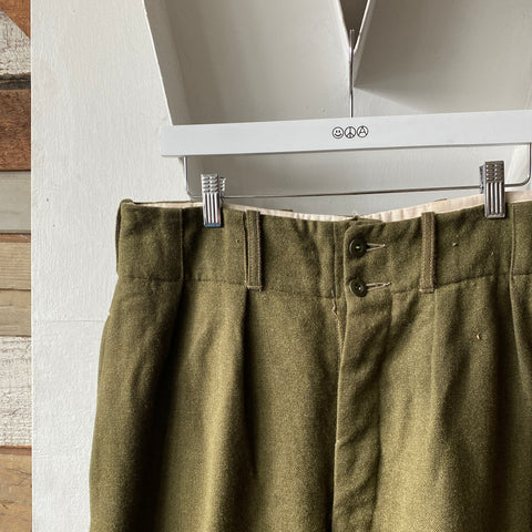 50’s Euro Military Wool Pants - 34” x 28”