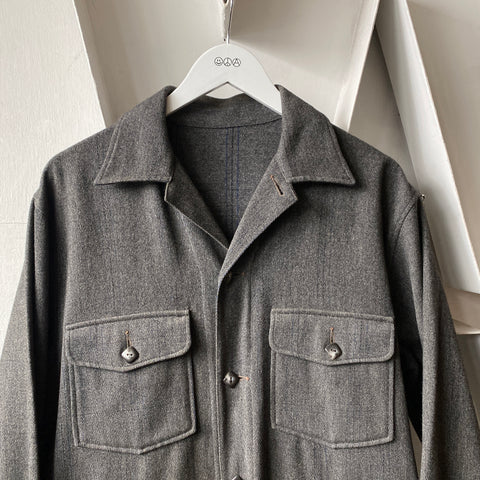 50's Skyline Wool Coat - Large