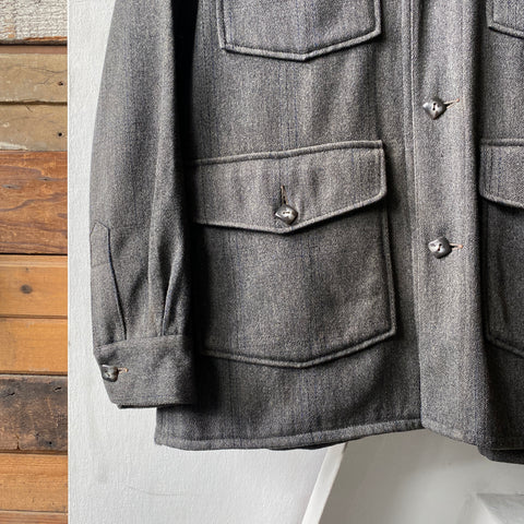 50's Skyline Wool Coat - Large